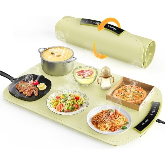 Warming Mat for Food - Electric Warming Tray with‎ 8 Temperature Settings - Picture 1 of 7